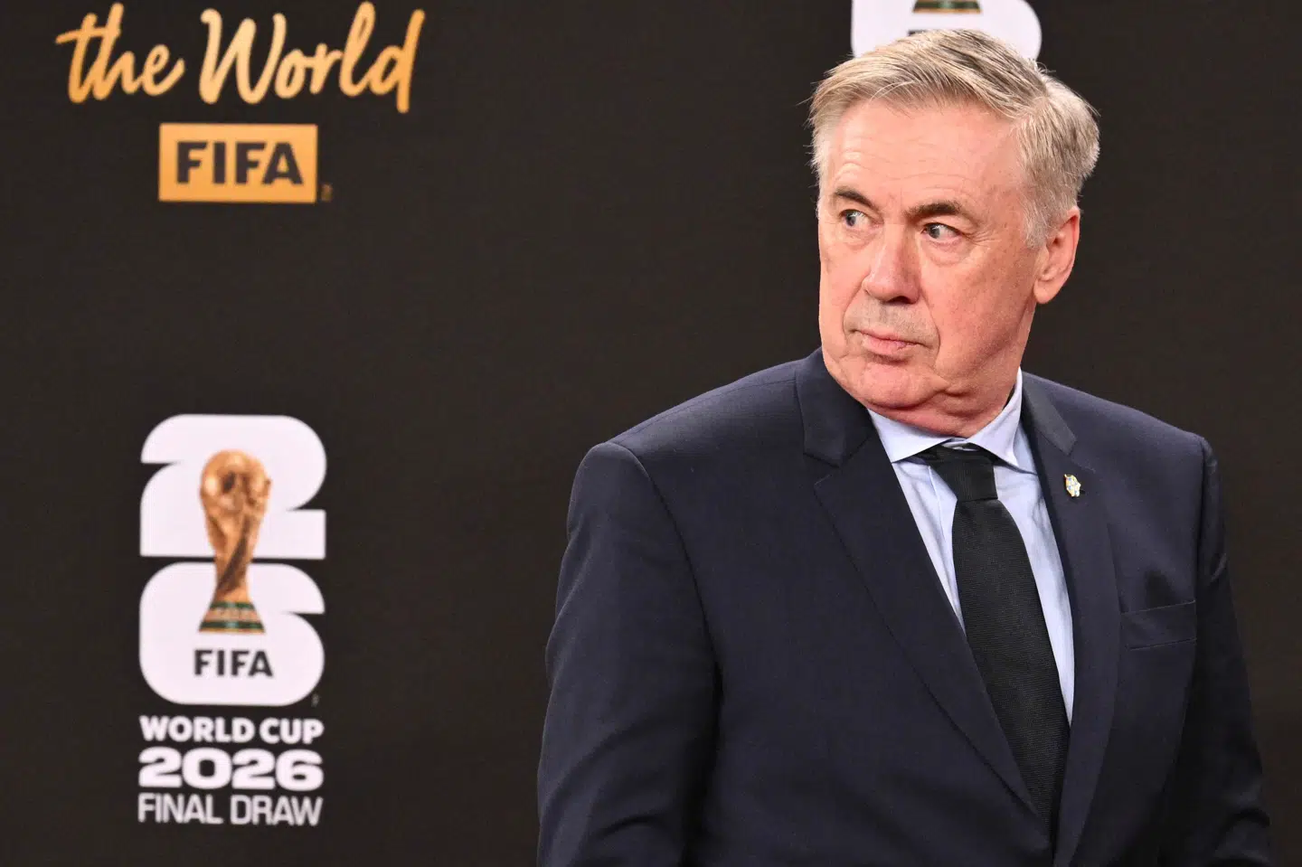 Brasiliens cheftræner, Carlo Ancelotti, var med i fredag i Washington D.C., hvor VM-grupperne til sommerens slutrunde blev afsløret.