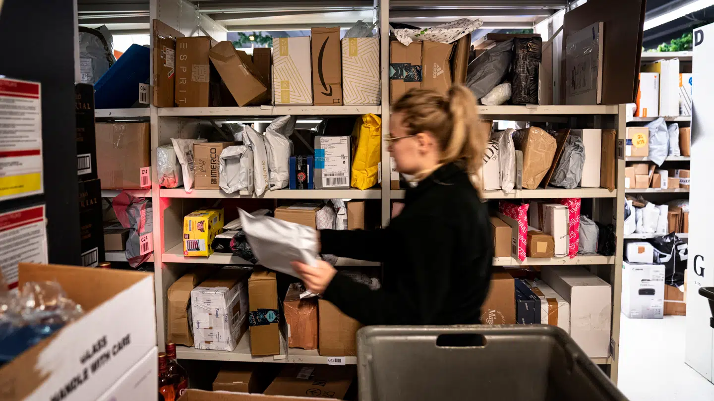 Mange pakkeshops har haft ekstra travlt i kølvandet på Black Friday.