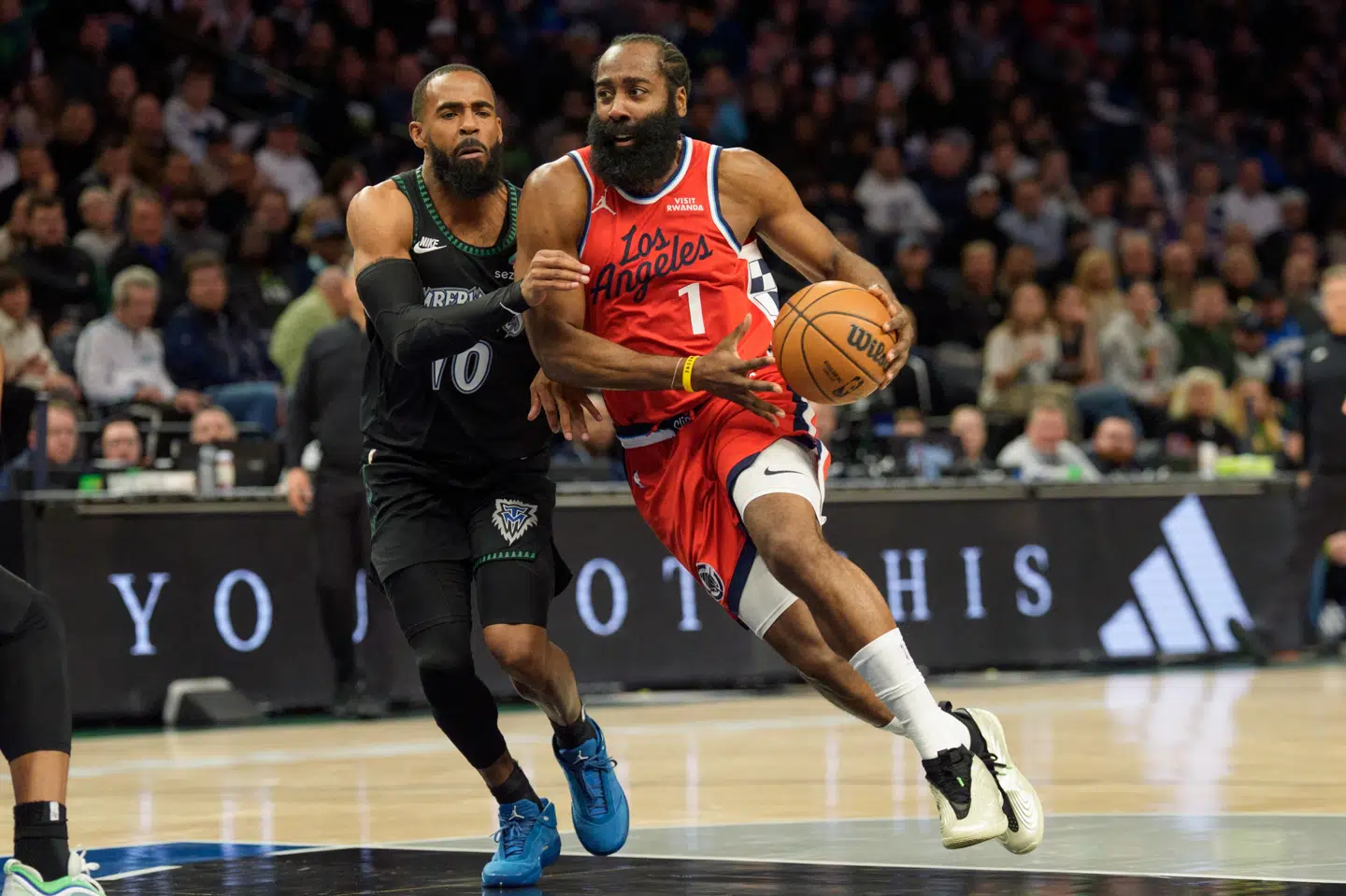James Harden satte 34 point på kontoen i nederlaget til Minnesota Timberwolves