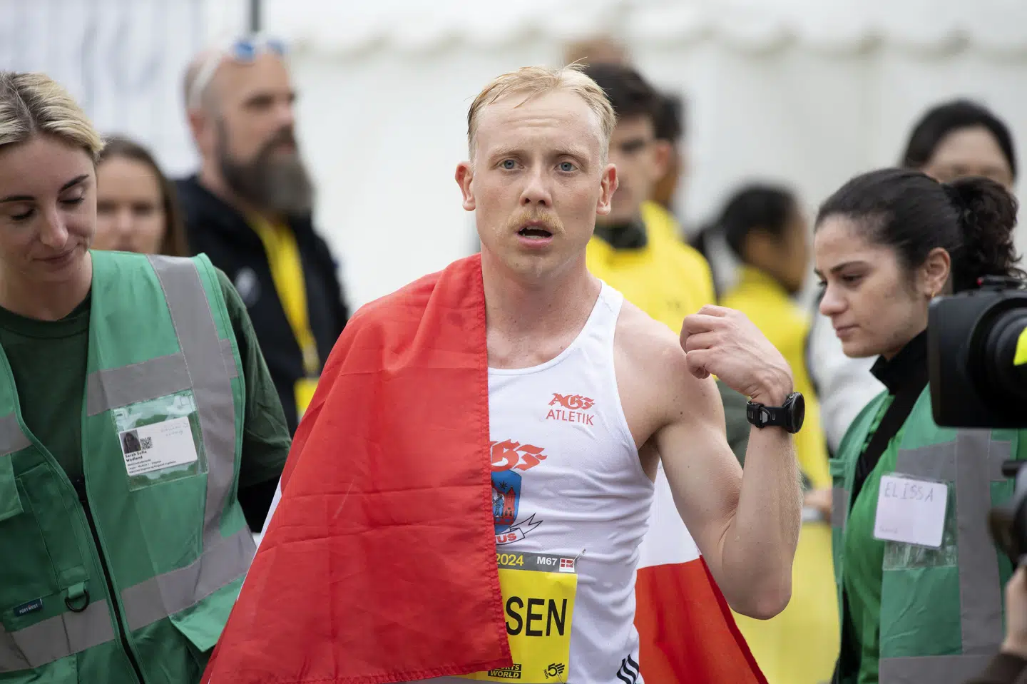 Jacob Sommer Simonsen satte sig i 2024 på den danske rekord i maratonløb. (Arkivfoto).
