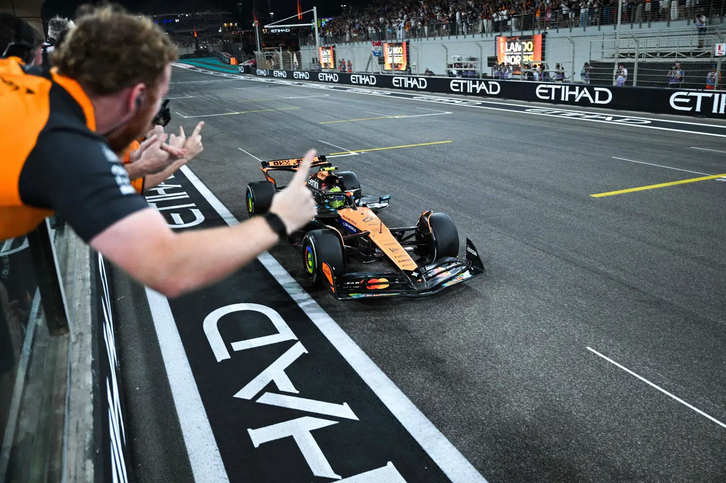 McLarens Lando Norris endte som ny verdensmester i Formel 1.