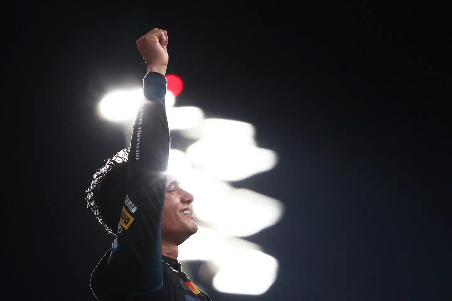 McLarens Lando Norris kunne fejre VM-triumfen i Abu Dhabi.