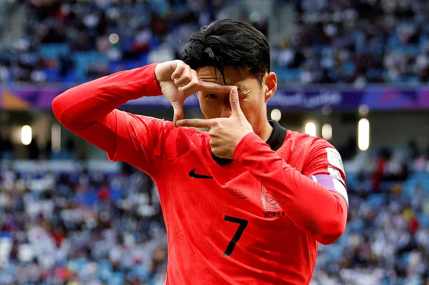 Son Heung-Min har spillet 140 kampe for Sydkorea og en stor stjerne i hjemlandet. (Arkivfoto).