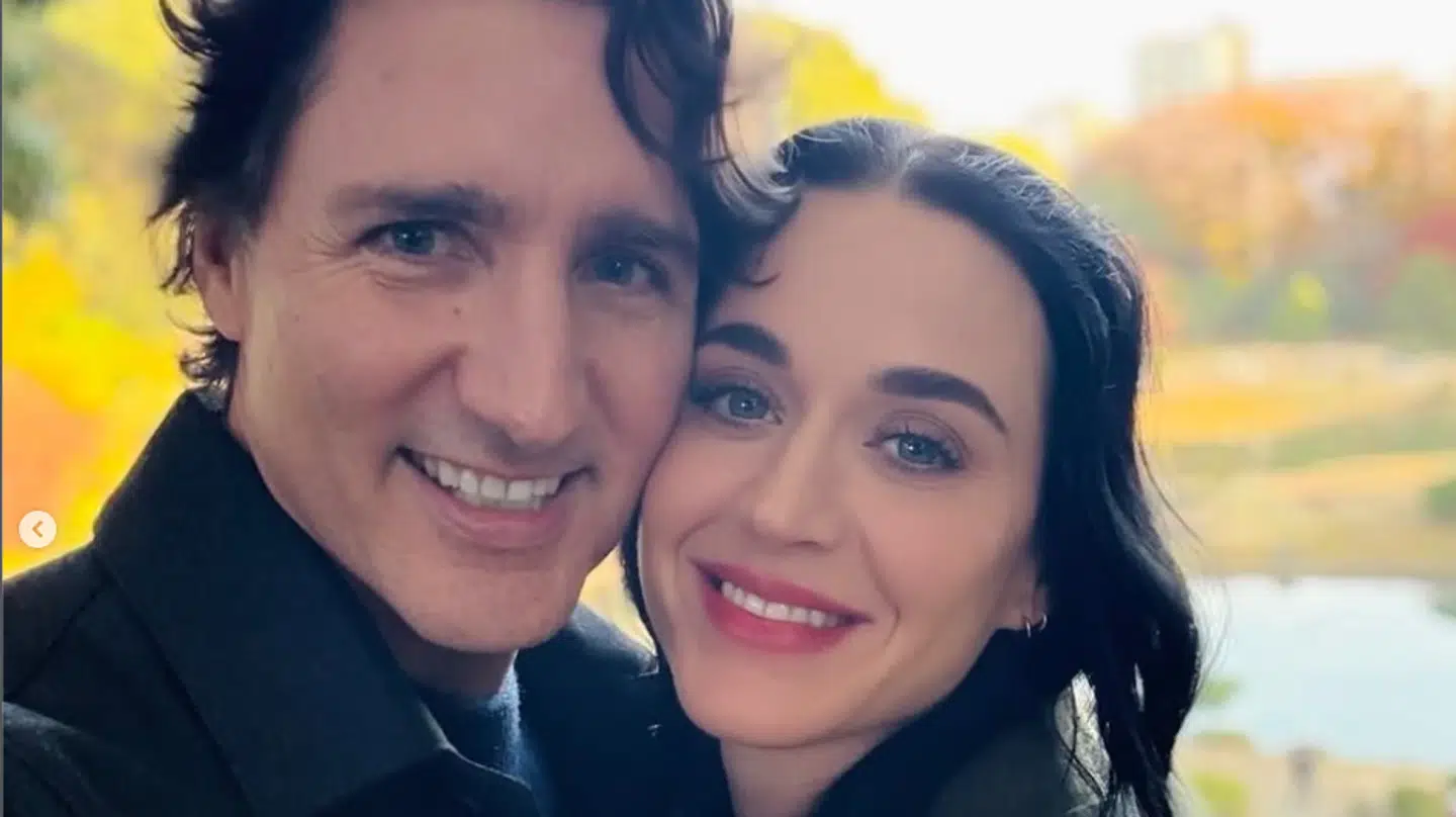Sådan ser de ud på Instagram, Justin Trudeau og Katy Perry.