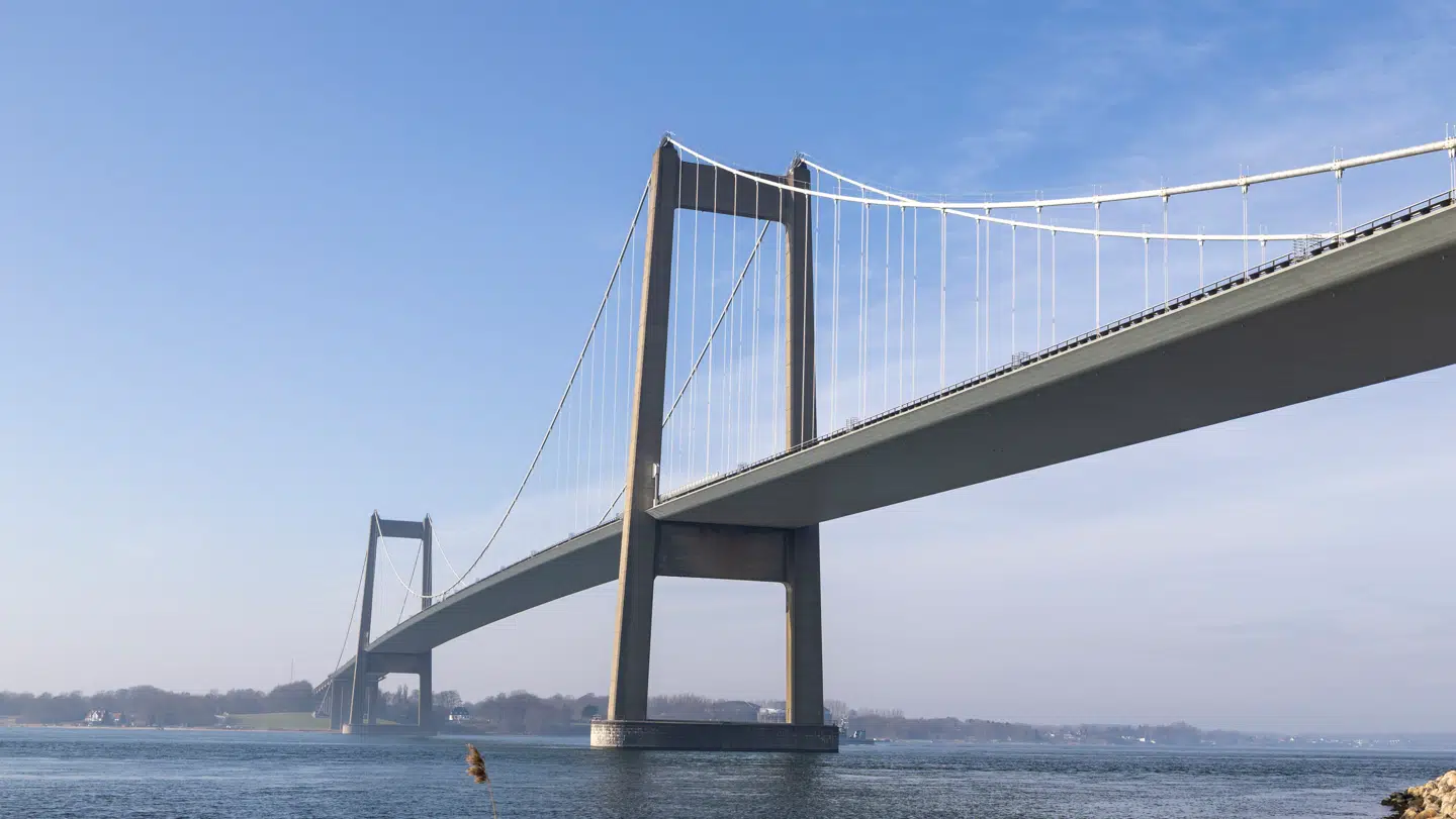 Også på Ny Lillebæltsbro bliver der advaret.