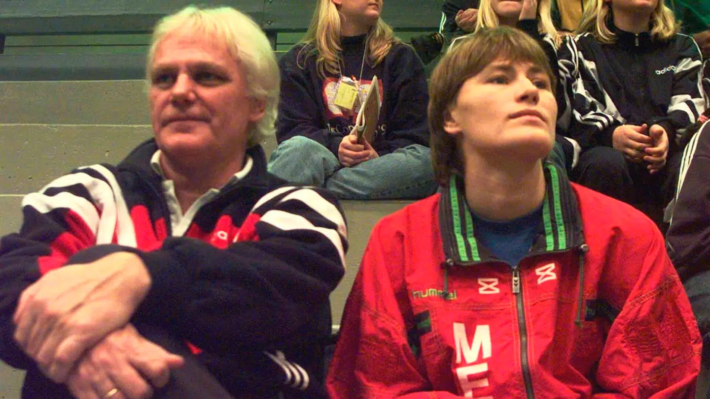 Frode Kyvåg og Anja Andersen dannede i mange år et tæt makkerskab. Her sidder de i 1996.