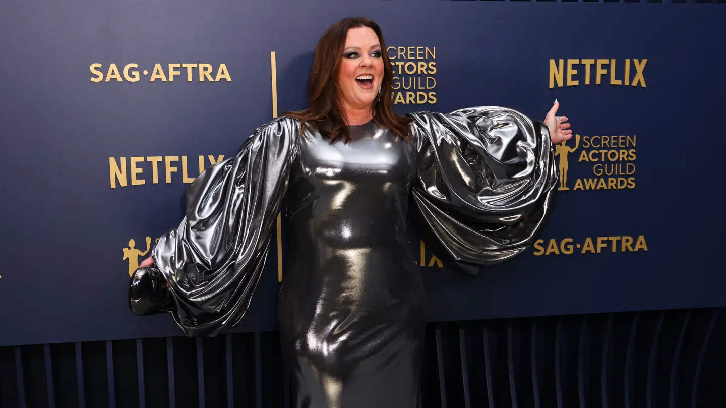 Sådan så skuespilleren Melissa McCarthy ud i 2024.