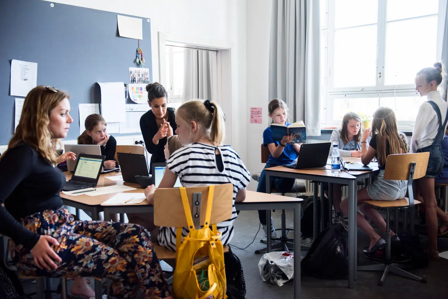 Nyuddannede lærere har svært ved at finde arbejde, selvom næsten hver femte lærer i folkeskolen ikke er uddannet lærer. Det giver ikke mening for Martin Degn Eierdal, der er uddannet lærer. Arkivfoto: Ida Marie Odgaard