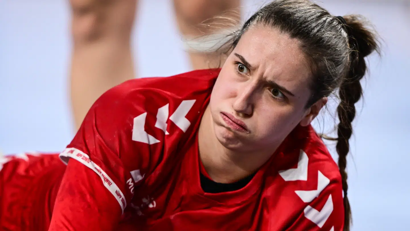 Tabea Schmid fra Schweiz af ramt af en skrækskade.