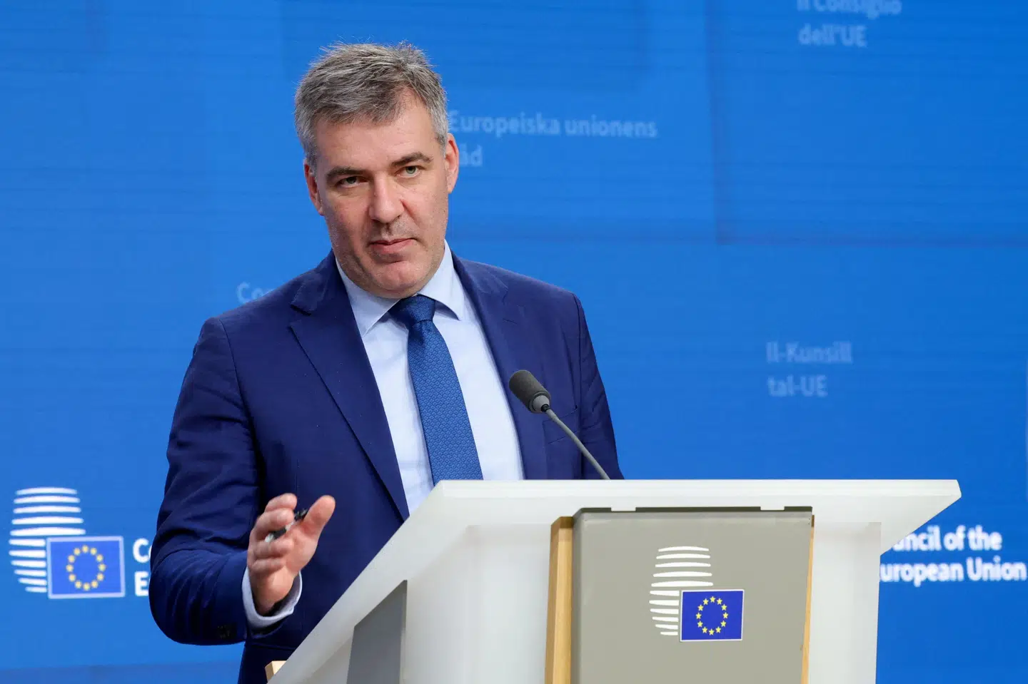 Klimaminister Lars Aagaard (M) er tilfreds, efter at EU-Ministerrådet og repræsentanter fra EU-Parlamentet har landet en foreløbig aftale om at reducere udledningen af drivhusgasser markant inden 2040. (Arkivfoto).