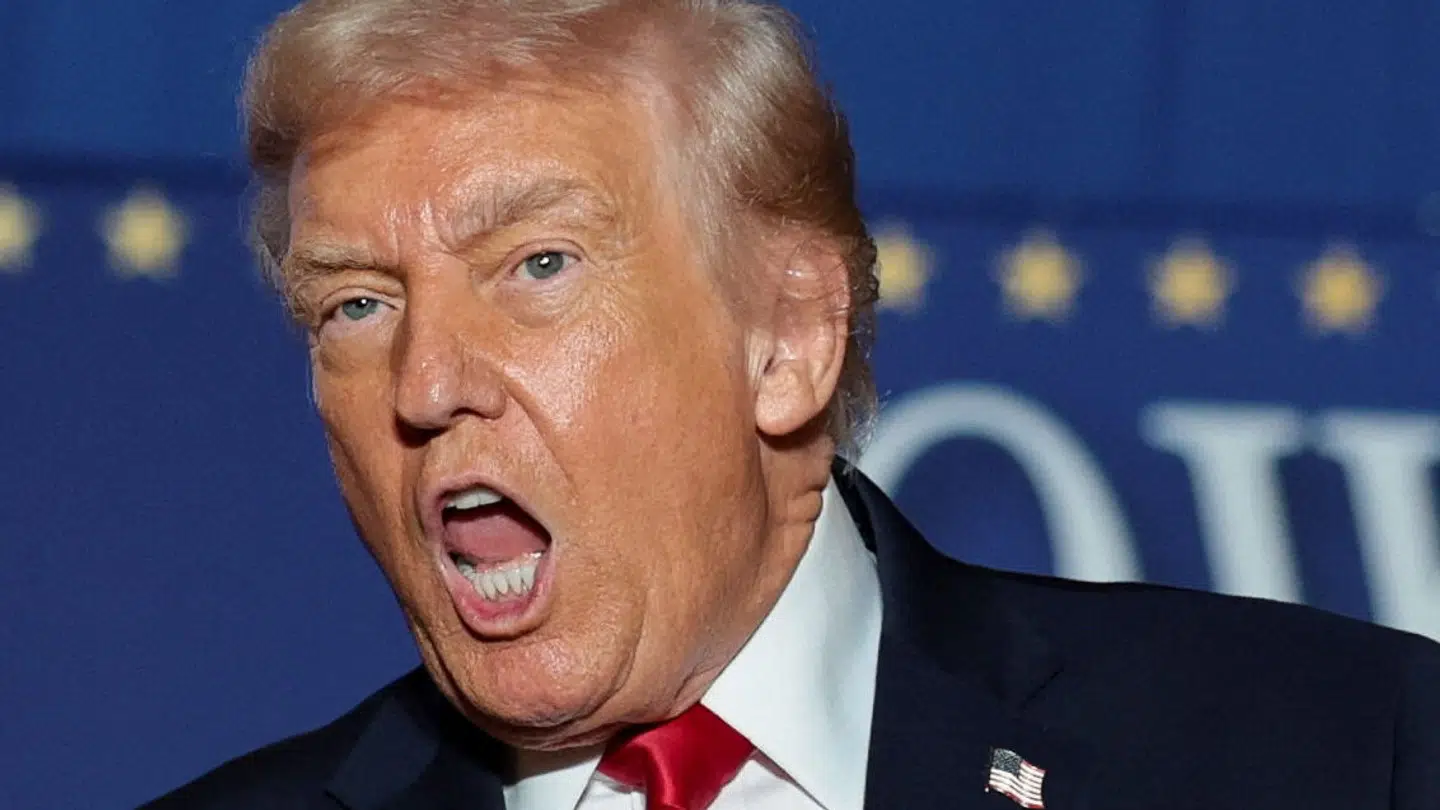 Den amerikanske præsident, Donald Trump, ses her under et vælgerarrangement i Pennsylvania den 9. december.