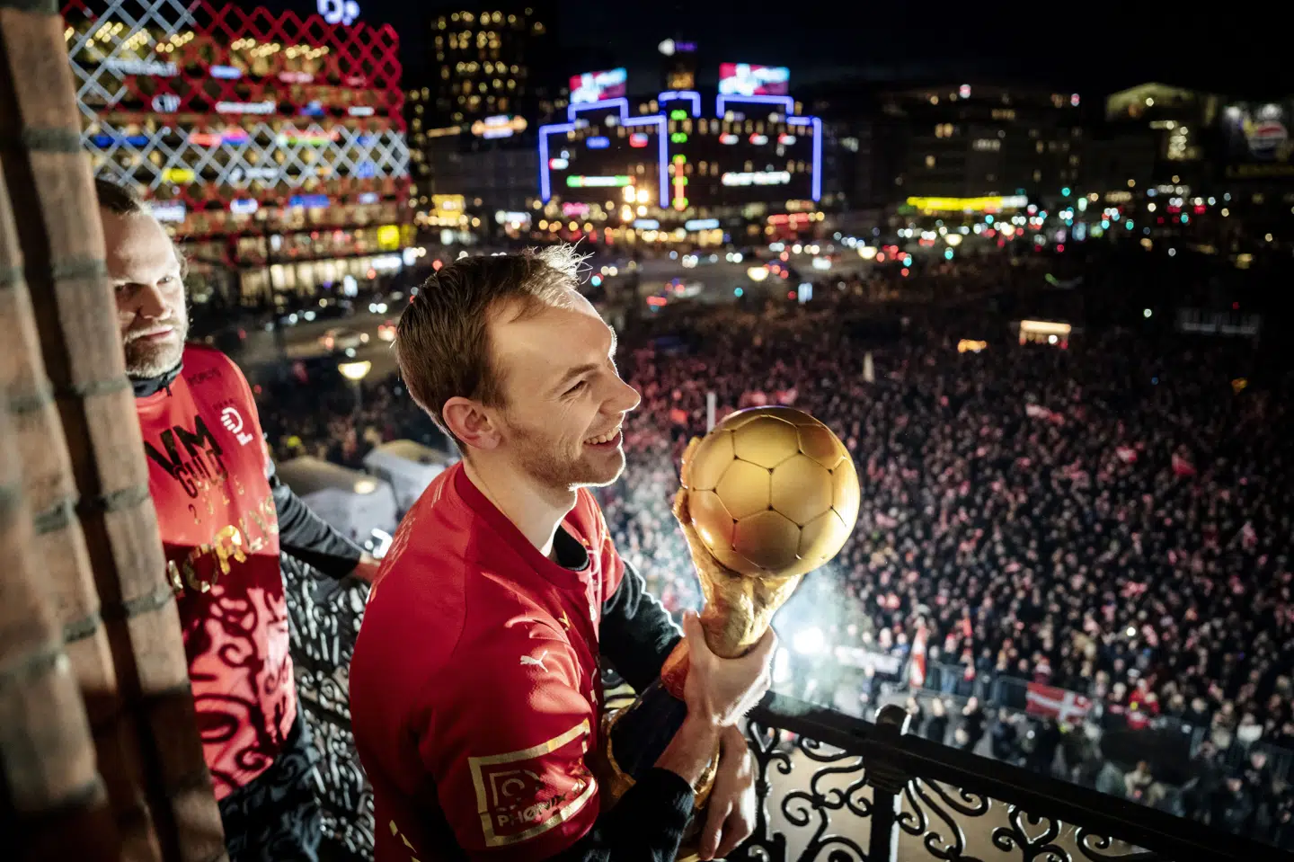 Mathias Gidsel var i starten af februar med til at gøre håndboldlandsholdet til verdensmester for fjerde gang i træk.