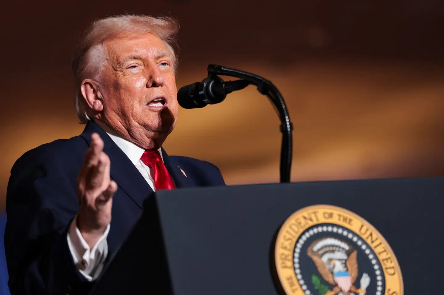 Donald Trump talte blandt andet om økonomi og migration under vælgermøde i Pennsylvania, hvor han også nævnte Danmark direkte.