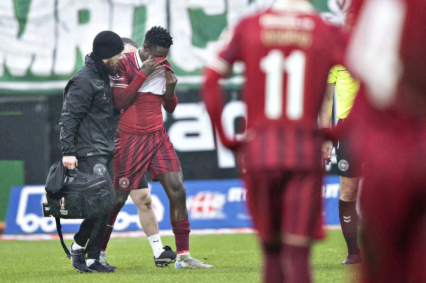 Tårevædet udgik Franculino efter godt en halv times spil, da FC Midtjylland søndag spillede 3-3 mod Viborg.