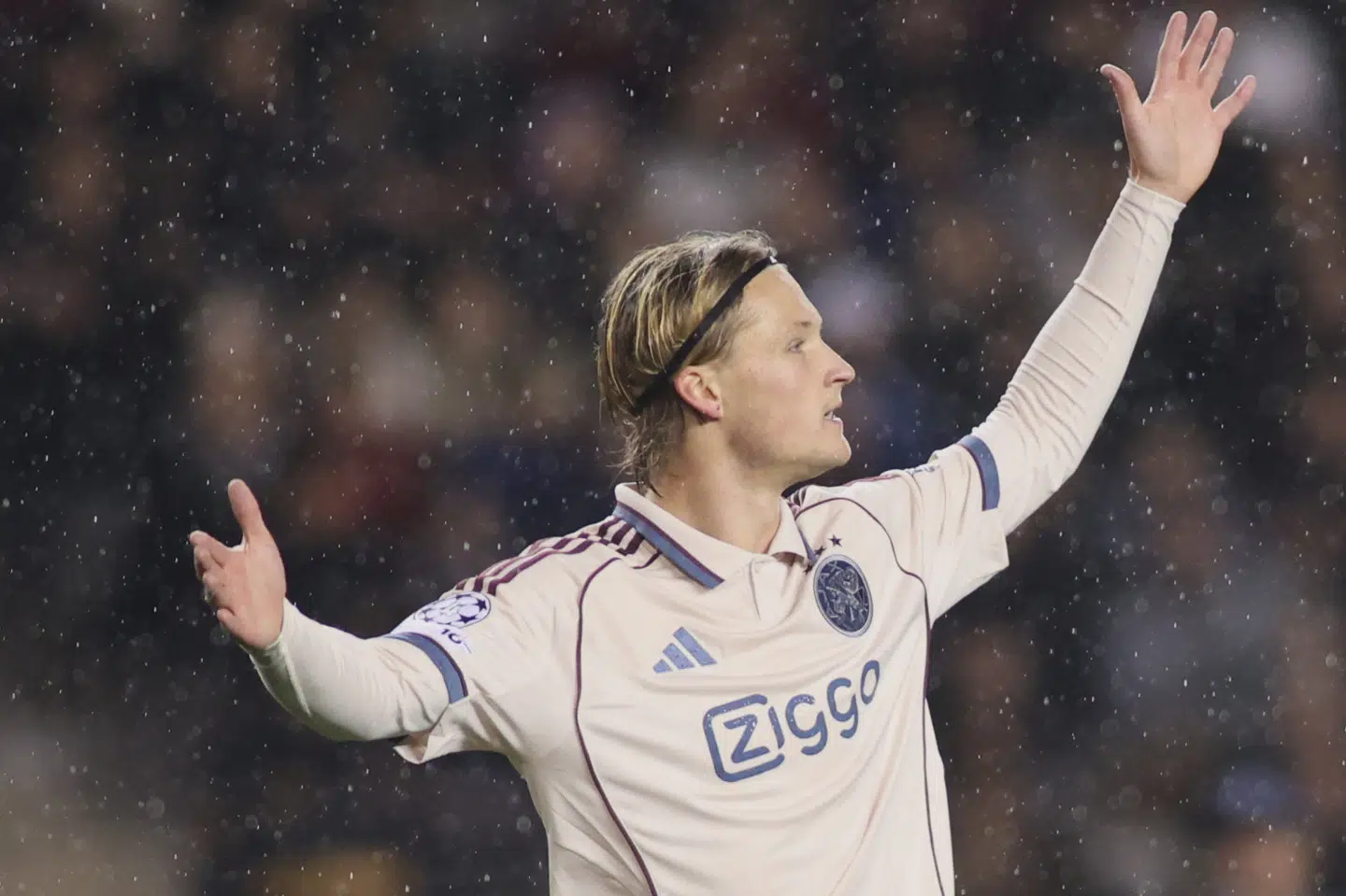 Kasper Dolberg scorede et fremragende mål i onsdagens sejr over Qarabag i Champions League.