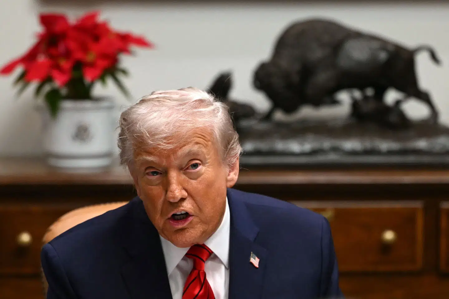 Trump siger, at USA sandsynligvis selv vil beholde olie fra olietanker, som landet har beslaglagt ud for Venezuelas kyst. Tidligere onsdag deltog Trump i en såkaldt rundbordsdiskussion i Det Hvide Hus.