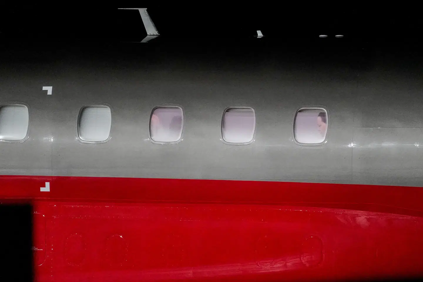 Nobelprismodtageren María Corina Machado ankommer her med privatfly til lufthavnen i Norges hovedstad, Oslo.