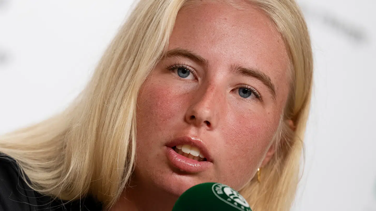 Clara Tauson var i chok over synet på tv.