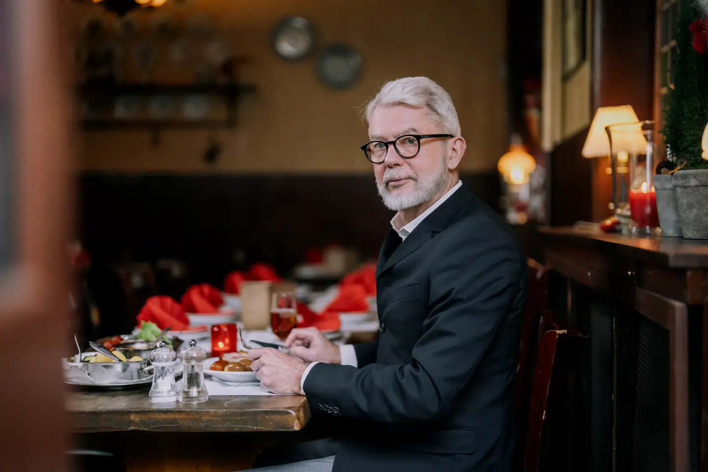 Søren Frank her fotograferet på Café Lindevang.
