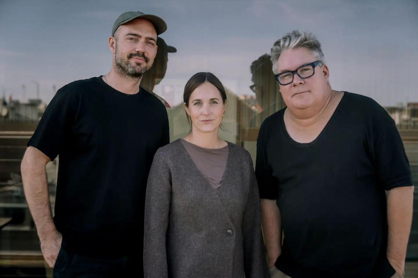 Jens Anton Bjørnager, Simon Andersen og Louise Dalsgaard.