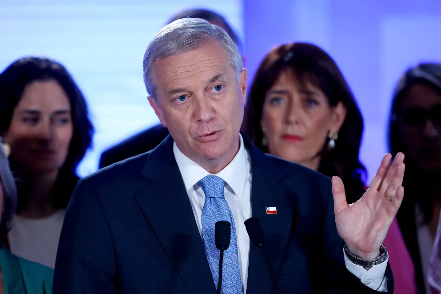 Højrefløjskandidaten José Antonio Kast er favorit til at vinde præsidentvalgets anden runde i Chile. Foto: Raul Bravo, Scanpix.