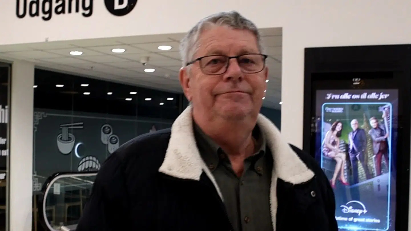 John Lund er utryg ved at være i Ishøj Bycenter.
