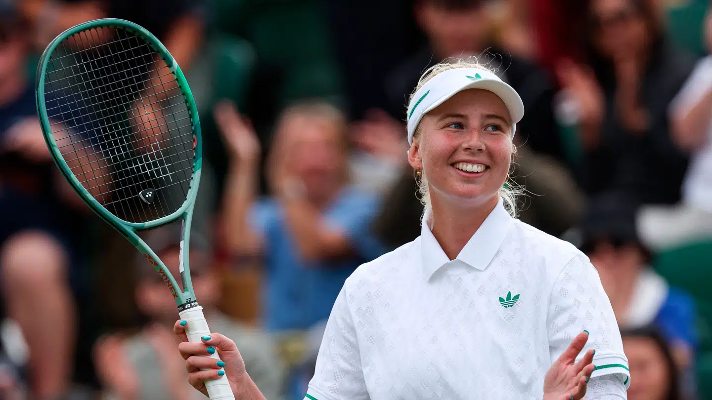 Clara Tauson under sommerens Wimbledon.