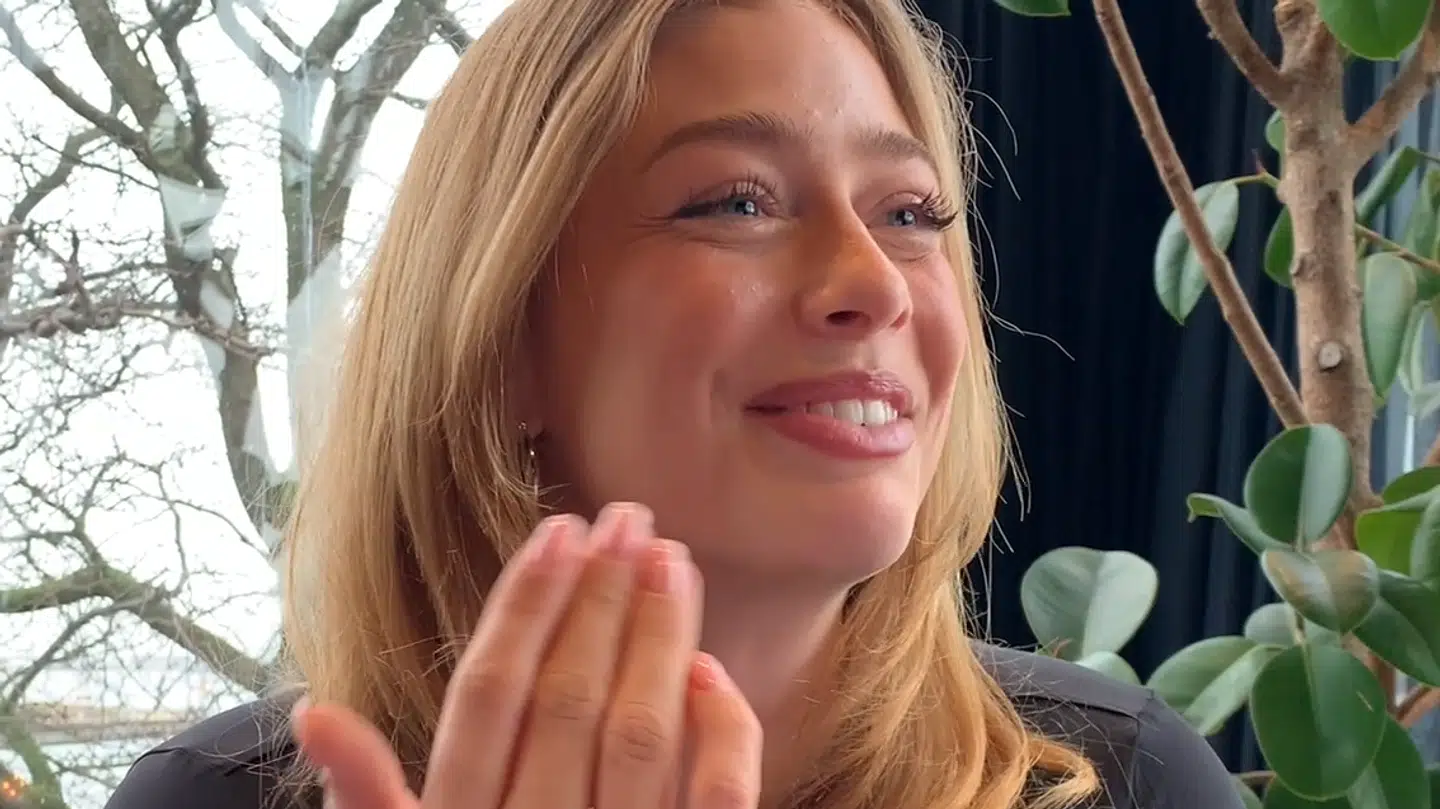 Melissa Bentsen til pressemøde for den nye sæson af TV 2's realityprogram 'Spillet', der har premiere 1. januar 2026.