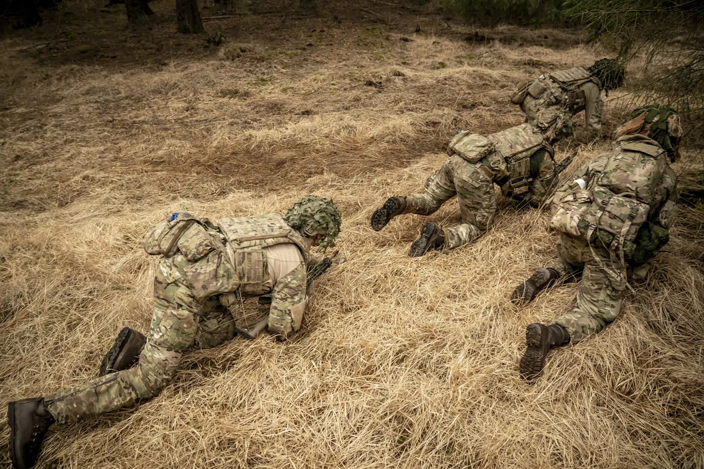 Ifølge DR er grundlønnen i dag på omkring 24.000 kroner for en soldat, men det tal skal hæves, hvis det står til soldaternes fagforeninger. Det siger de til DR, inden overenskomstforhandlinger begynder mandag. (Arkivfoto).