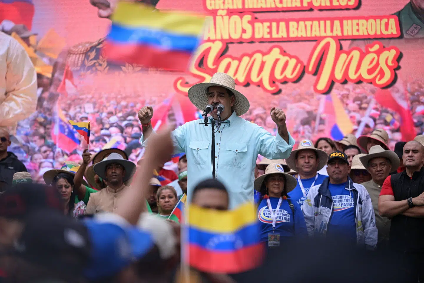 Venezuelas præsident, Nicolás Maduro, hævder, at USA planlægger at fjerne ham fra posten ved et kupforsøg. (Arkivfoto).