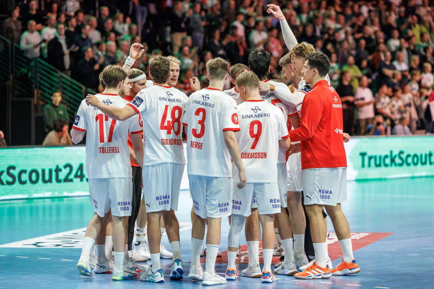 Kolstad ligger næstsidst i sin gruppe i Champions League. Klubben er på ny ramt af økonomiske problemer. (Arkivfoto).