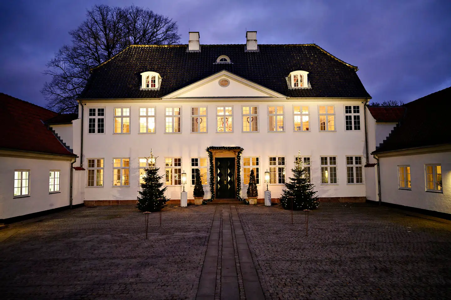 Statsminister Mette Frederiksen (S) holdt sin første nytårstale på Marienborg i Sorgenfri nord for København onsdag den 1. januar 2020.