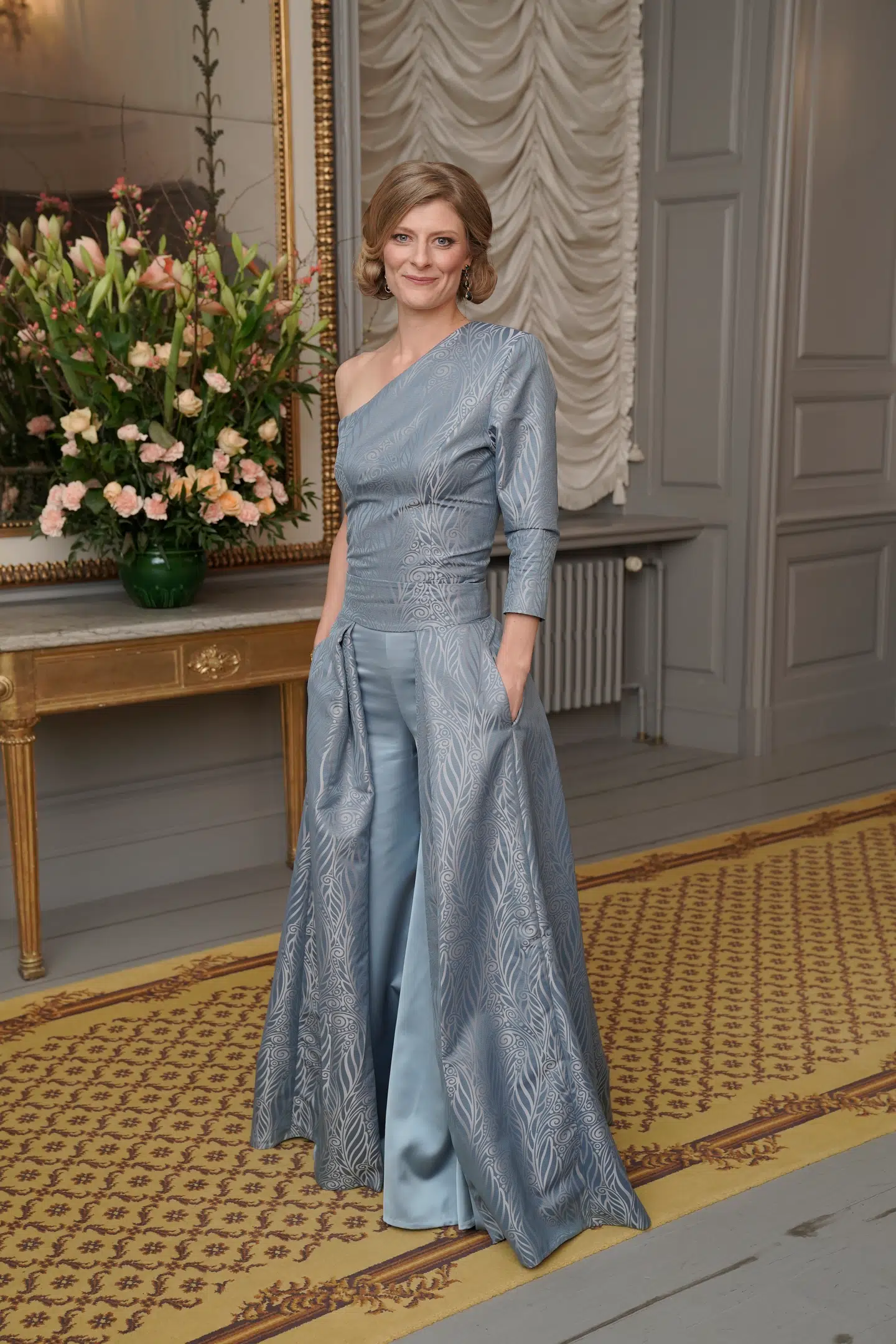 Ane Halsboe-Jørgensen, uddannelses-forskningsminister, bar en kjole med bukser indenunder.