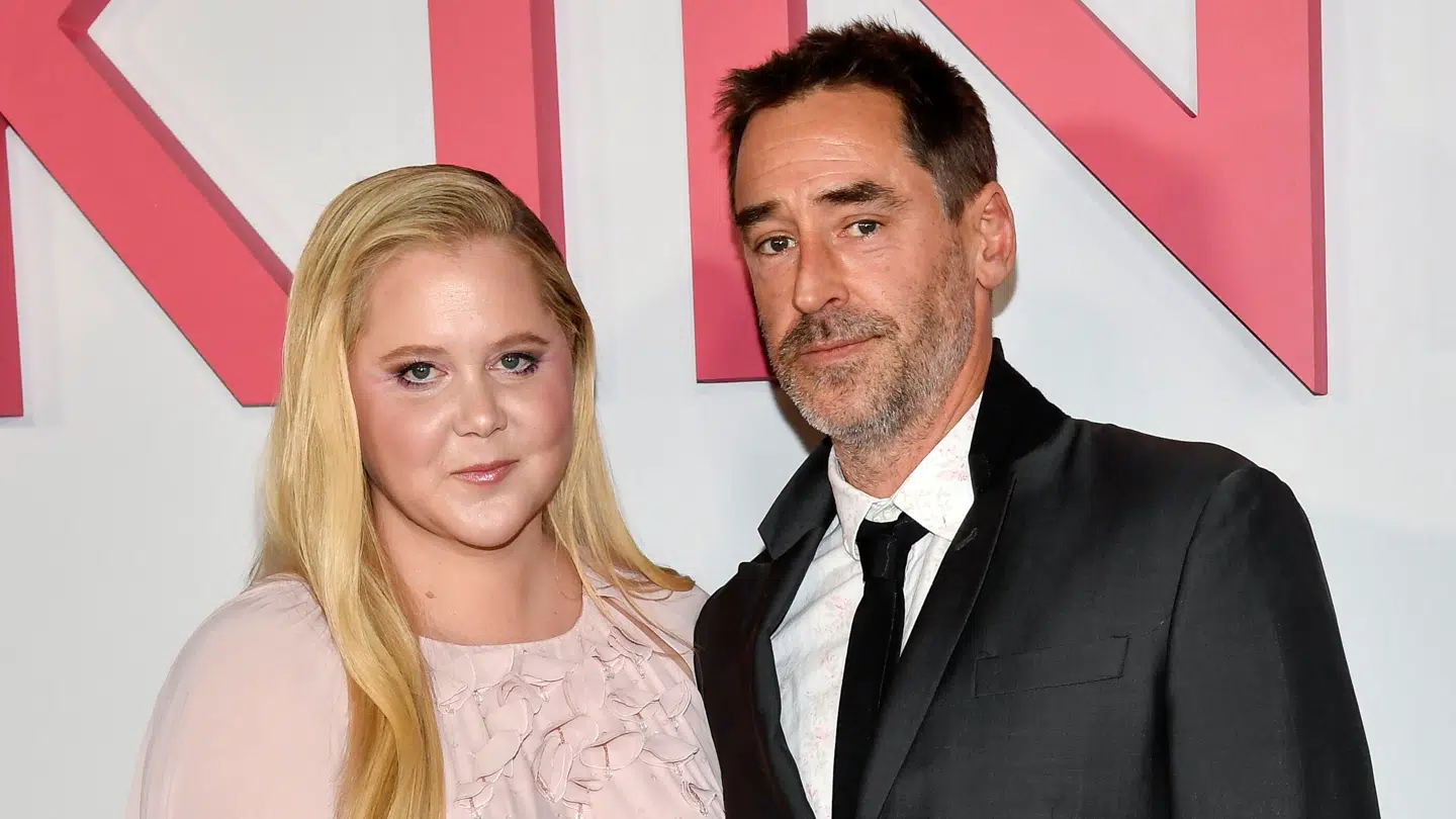 Amy Schumer og Chris Fischer i februar.