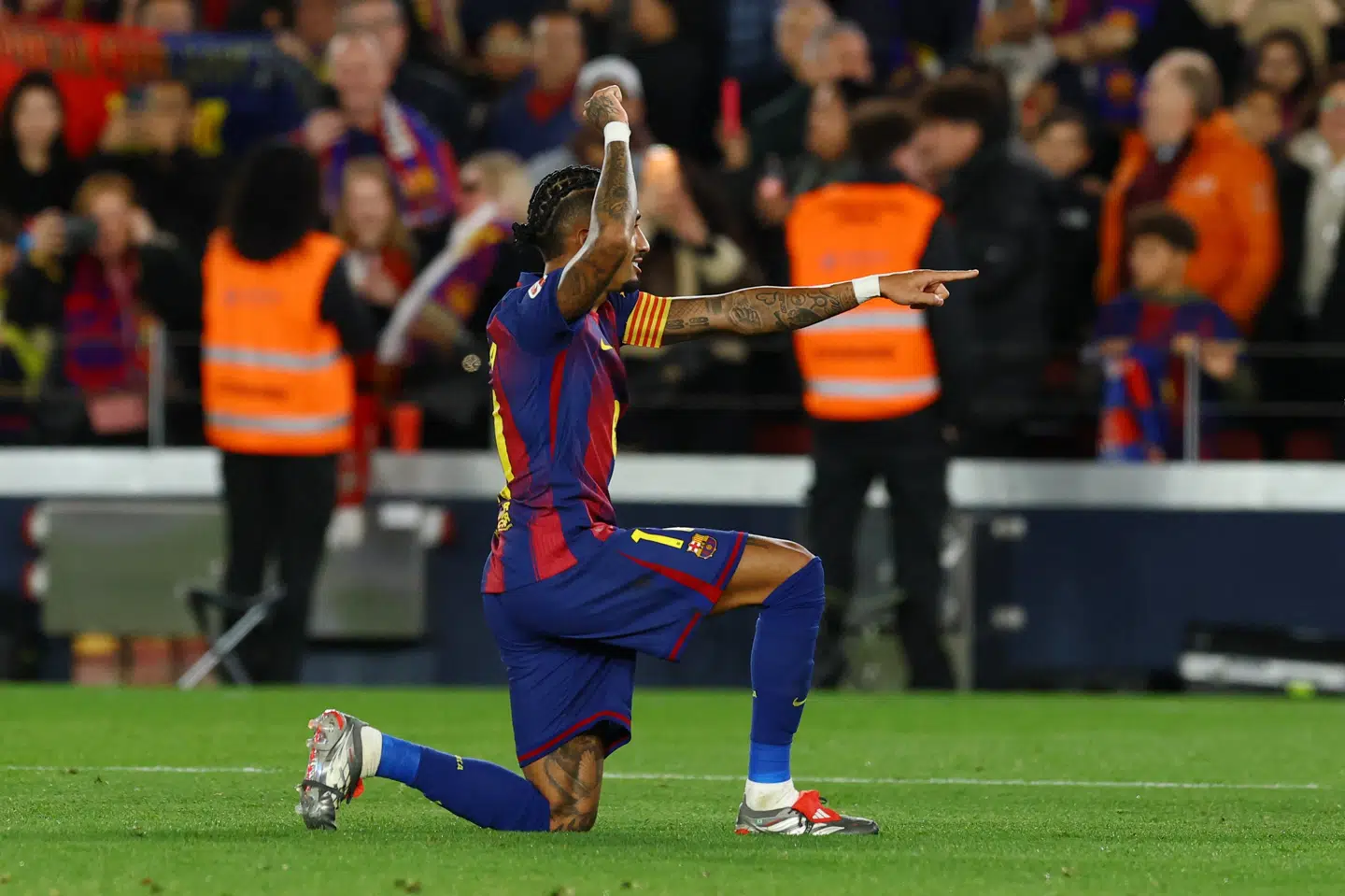 Raphinha lynede to gange mod Osasuna.