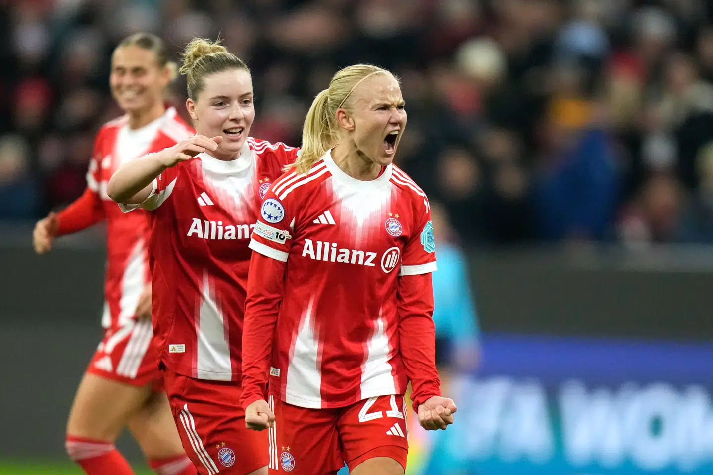 I onsdags blev Pernille Harder dobbelt målscorer for Bayern München i Champions League.