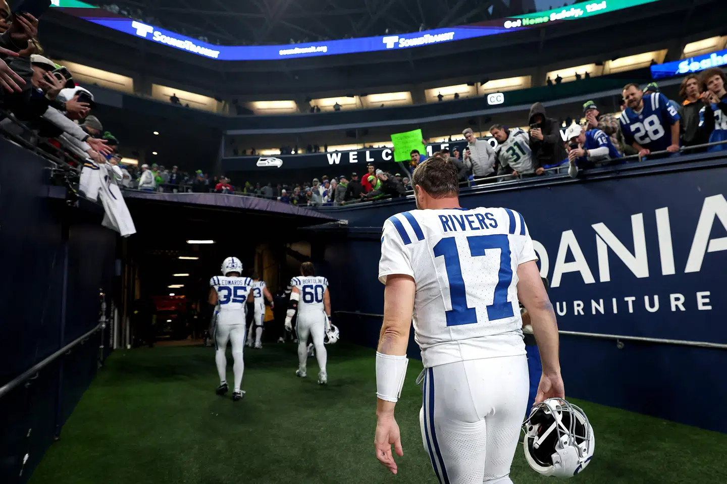 Philip Rivers stod på en NFL-bane for første gang i fem år. Han var tæt på at slå Seattle Seahawks.