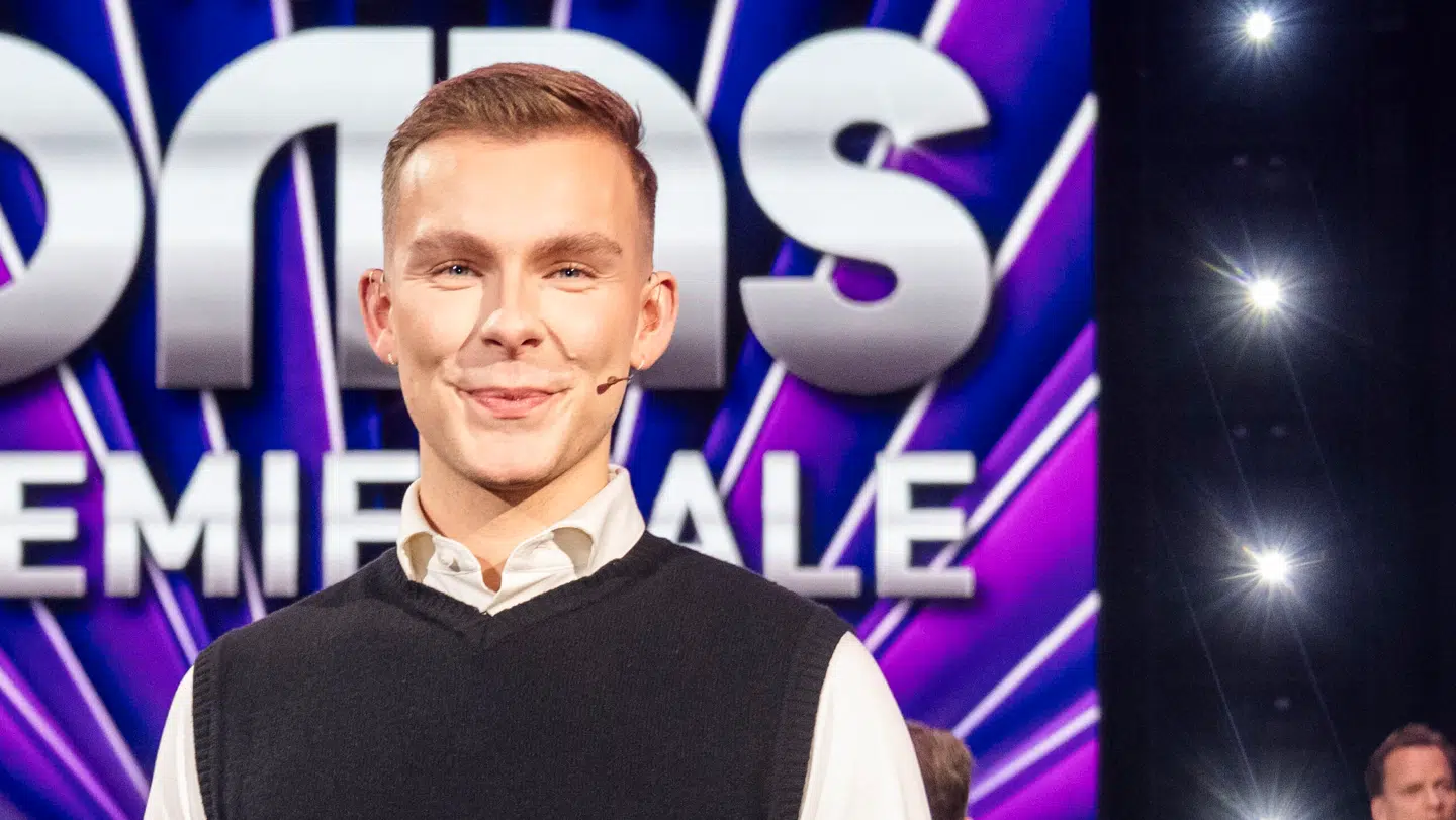 Frederik Trudslev var vært til 'Vild med dans'-semifinalen.