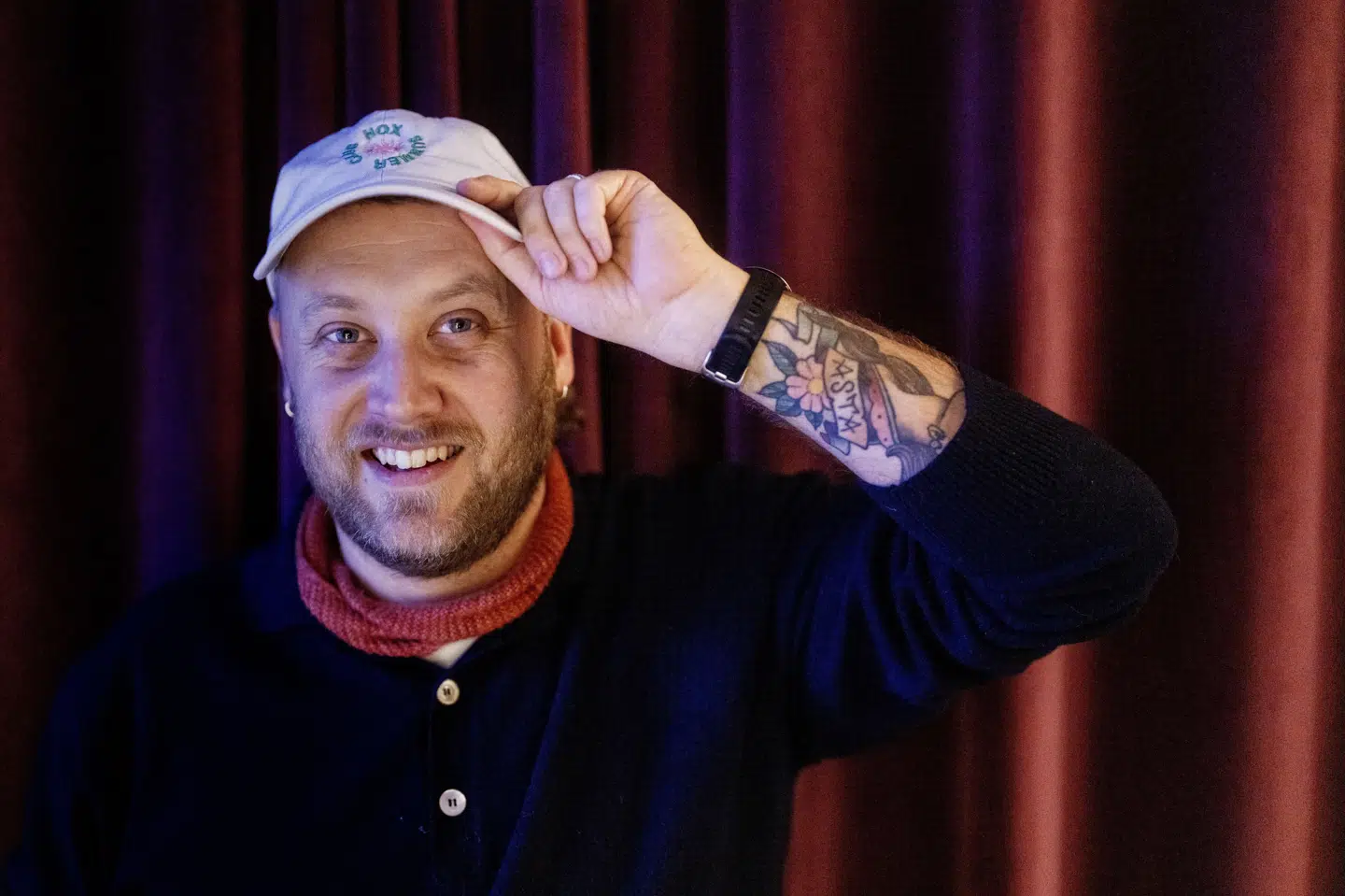 Jasper Ritz har indtaget værtsrollen på flere programmer, men han har ikke ønsket at komme tilbage på P3-programmet "Benægt, benægt, benægt". På billedet ses han i januar 2024 i forbindelse med podcasten "Farmænd", som han er vært på. (Arkivfoto).