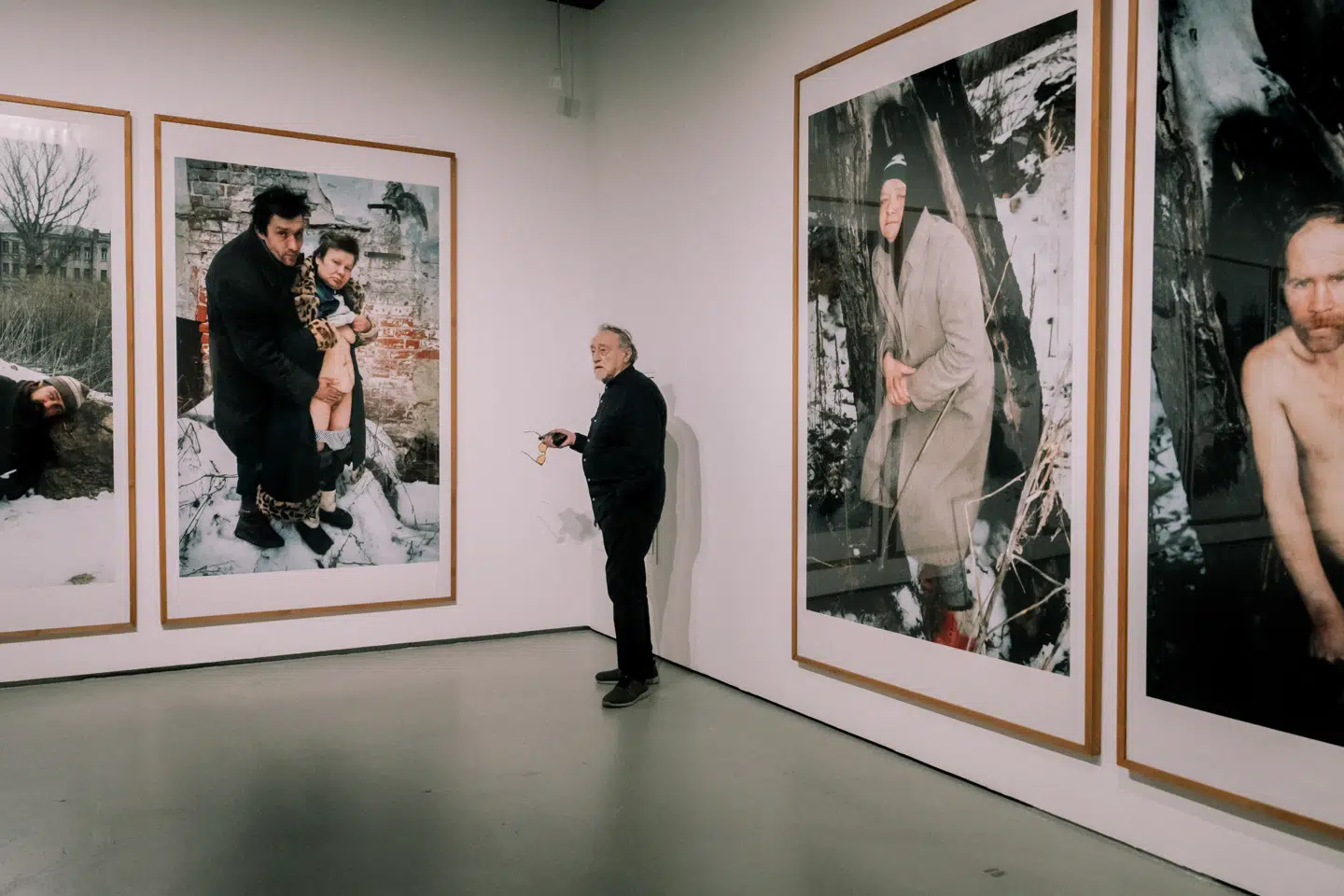 Nu svarer Det Kgl. Bibliotek på hård kritik efter besparelser, der rammer Den Nationale Fotosamling. På billedet ses en udstilling af den ukrainske kunstner Boris Mikhailov. Arkivfoto: Mathias Svold