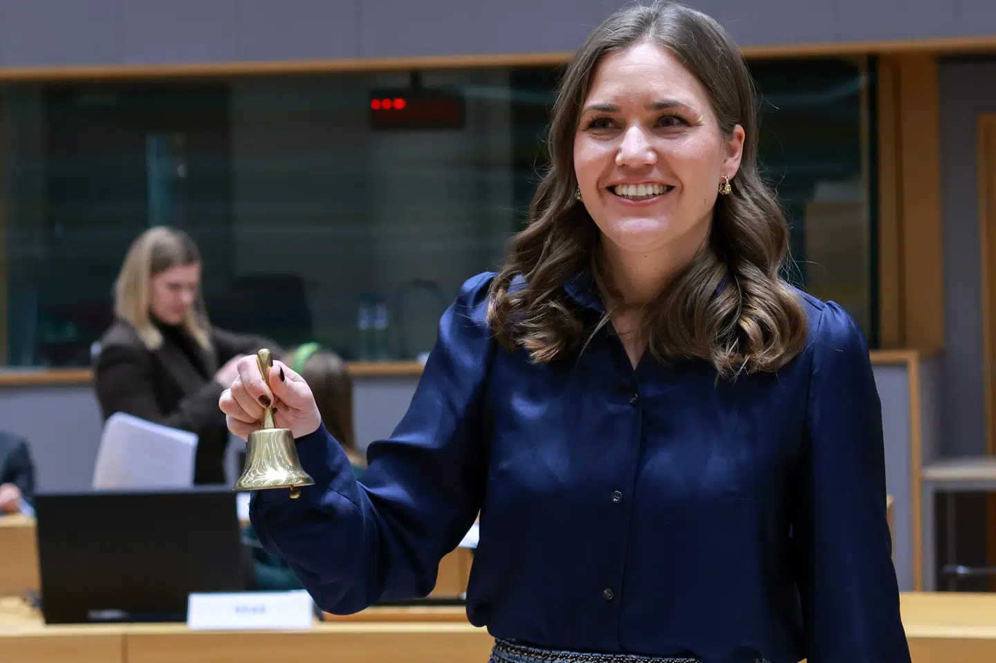 Europaminister Marie Bjerre bliver siddende som minister, selv om EU-formandskabet er slut for Danmark. (Arkivfoto).