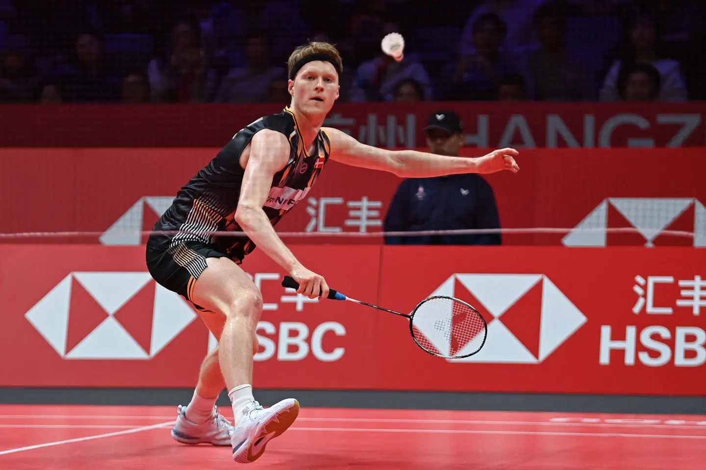 Anders Antonsen nåede sidste år finalen i World Tour Finals, hvor han tabte til kineseren Shi Yuqi. Onsdag tager han hul på dette års sæsonfinale. (Arkivfoto).