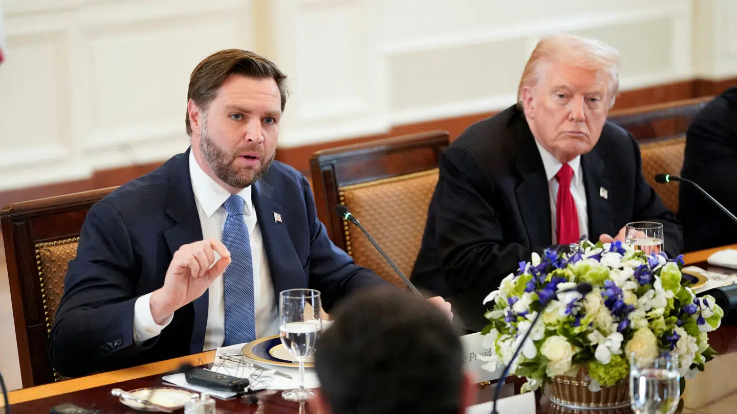 JD Vances skift fra Trump kritiker til Trump tilhænger omtales i interviewet som et 'politisk skift'.