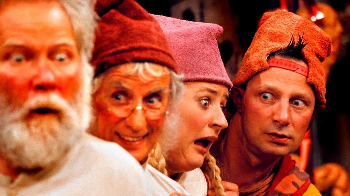 Pyrus-skuespillerne Henrik H. Lund, Paul Hüttel, Jan Linnebjerg og Christiane Bjørg Nielsen.