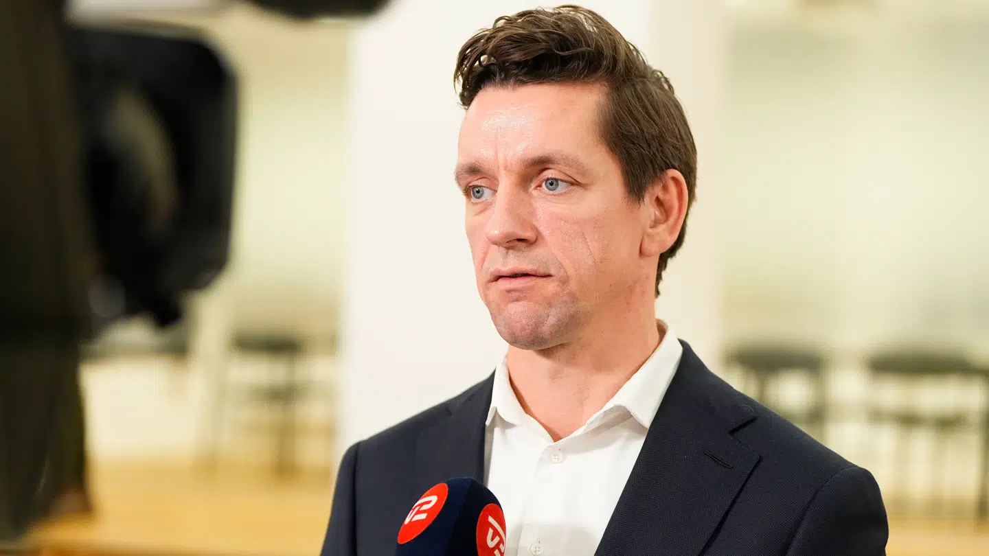 Beskæftigelsesminister Kaare Dybvad Bek (S) holder doorstep om en række nye tiltag på førtidspensionsområdet i København, onsdag den 17. december 2025.