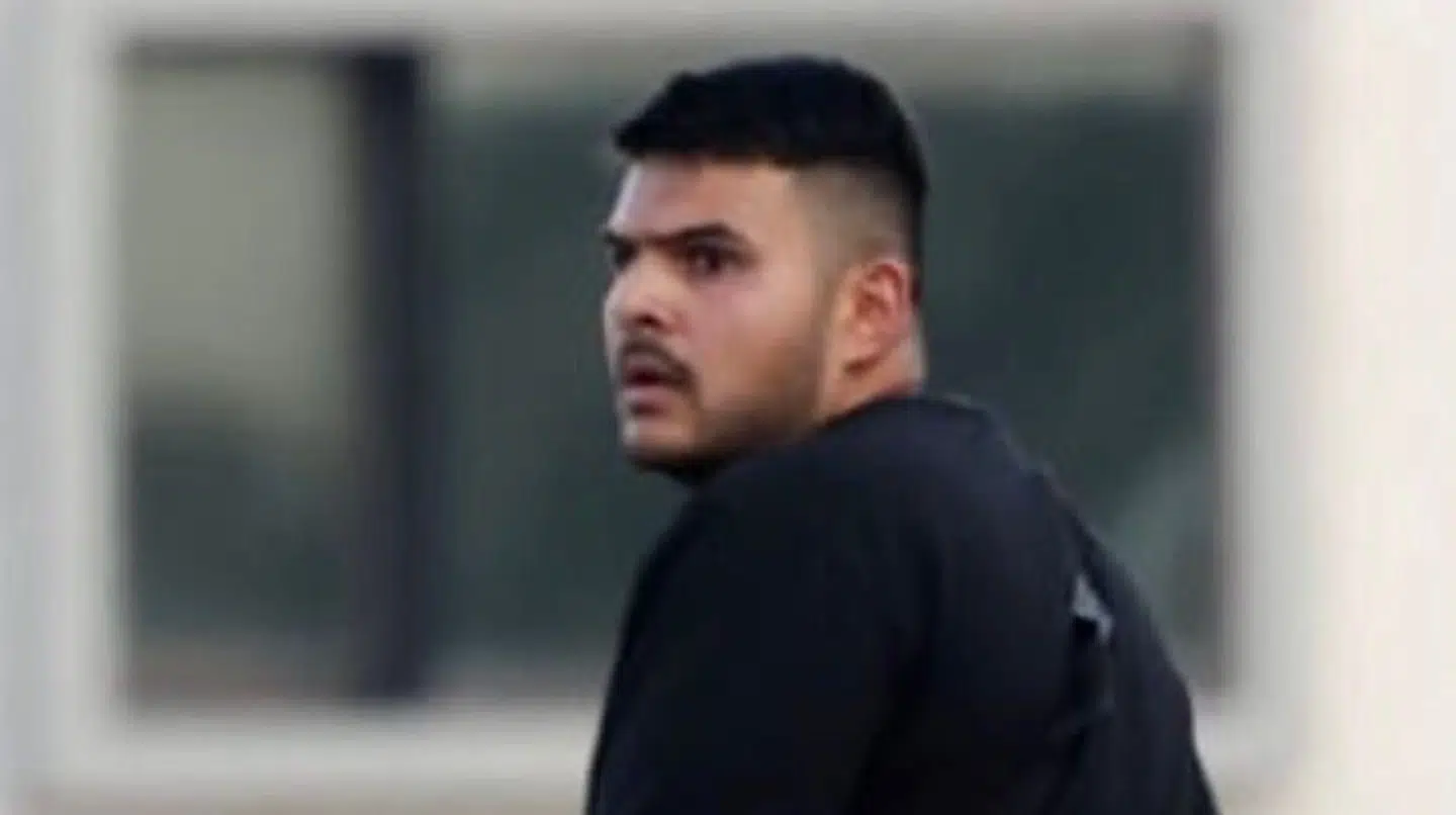 Terroristen Naveed Akram, der nu er sigtet for terror efter at være vågnet op fra koma.