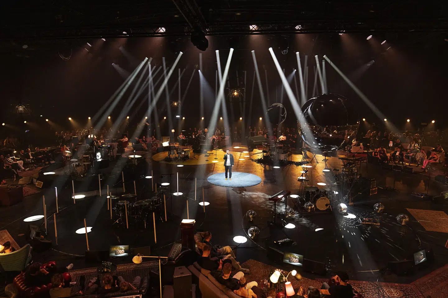I 2021 blev Danish Music Awards (DMA) afholdt på Flyvestation Værløse med rapper, sanger og producer TopGunn som vært. (Arkivfoto).