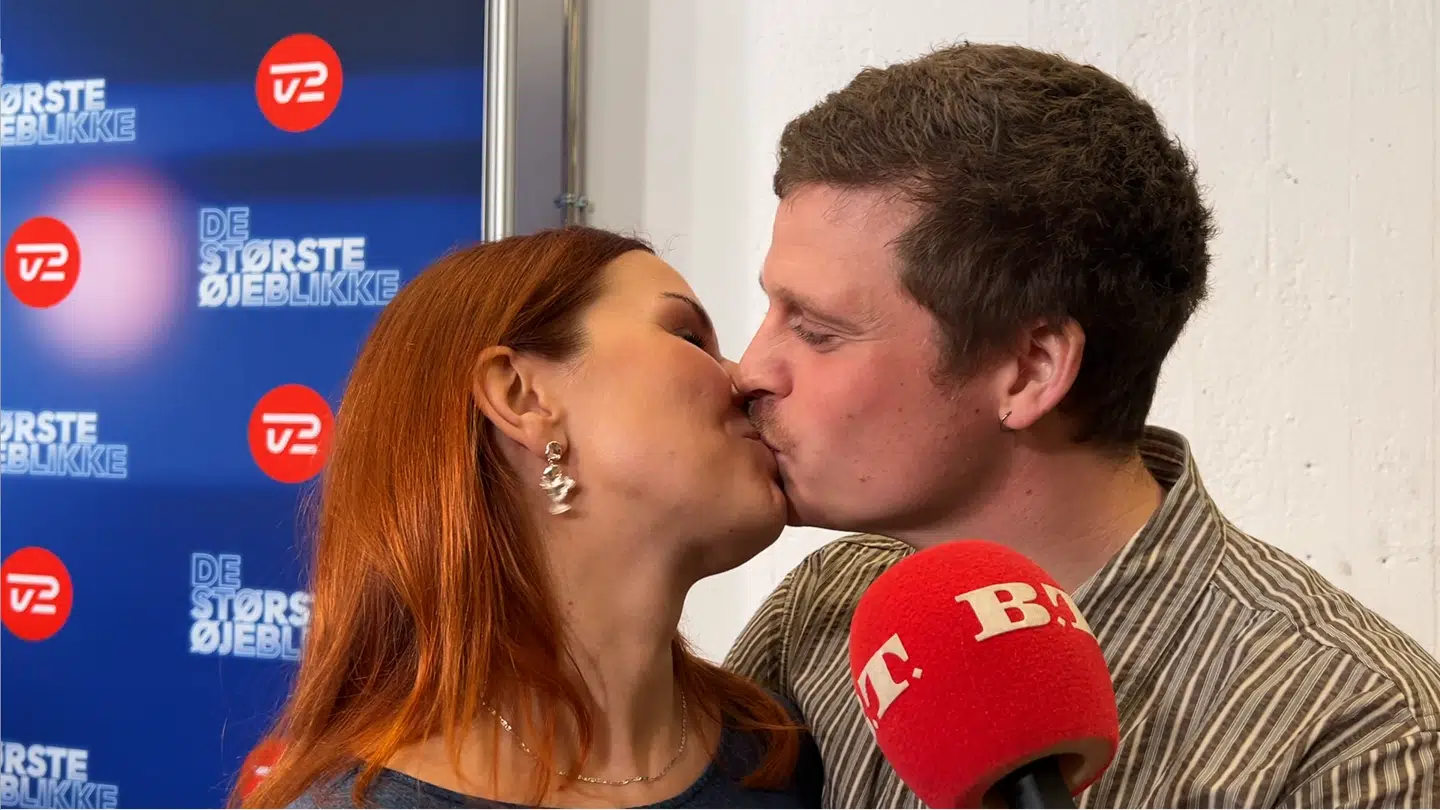 Der var kærlighed i luften på den røde løber.