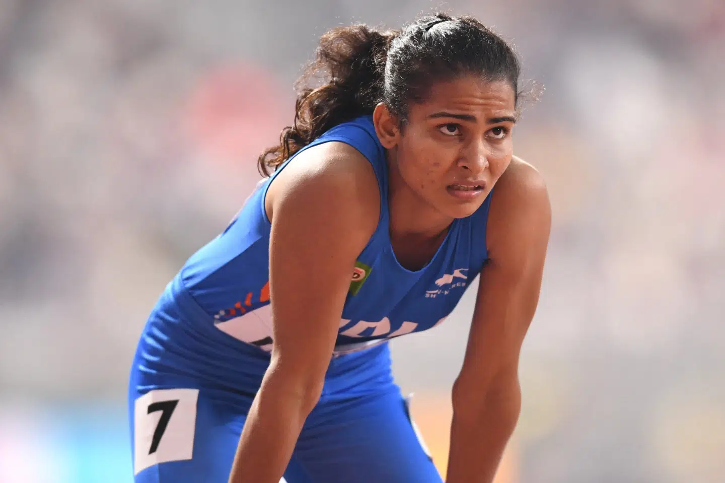 Sprinteren Anjali Devi er en af mange indere, der er taget for doping de senere år. Hun er i gang med at afsone en fire år lang karantænedom. (Arkivfoto).