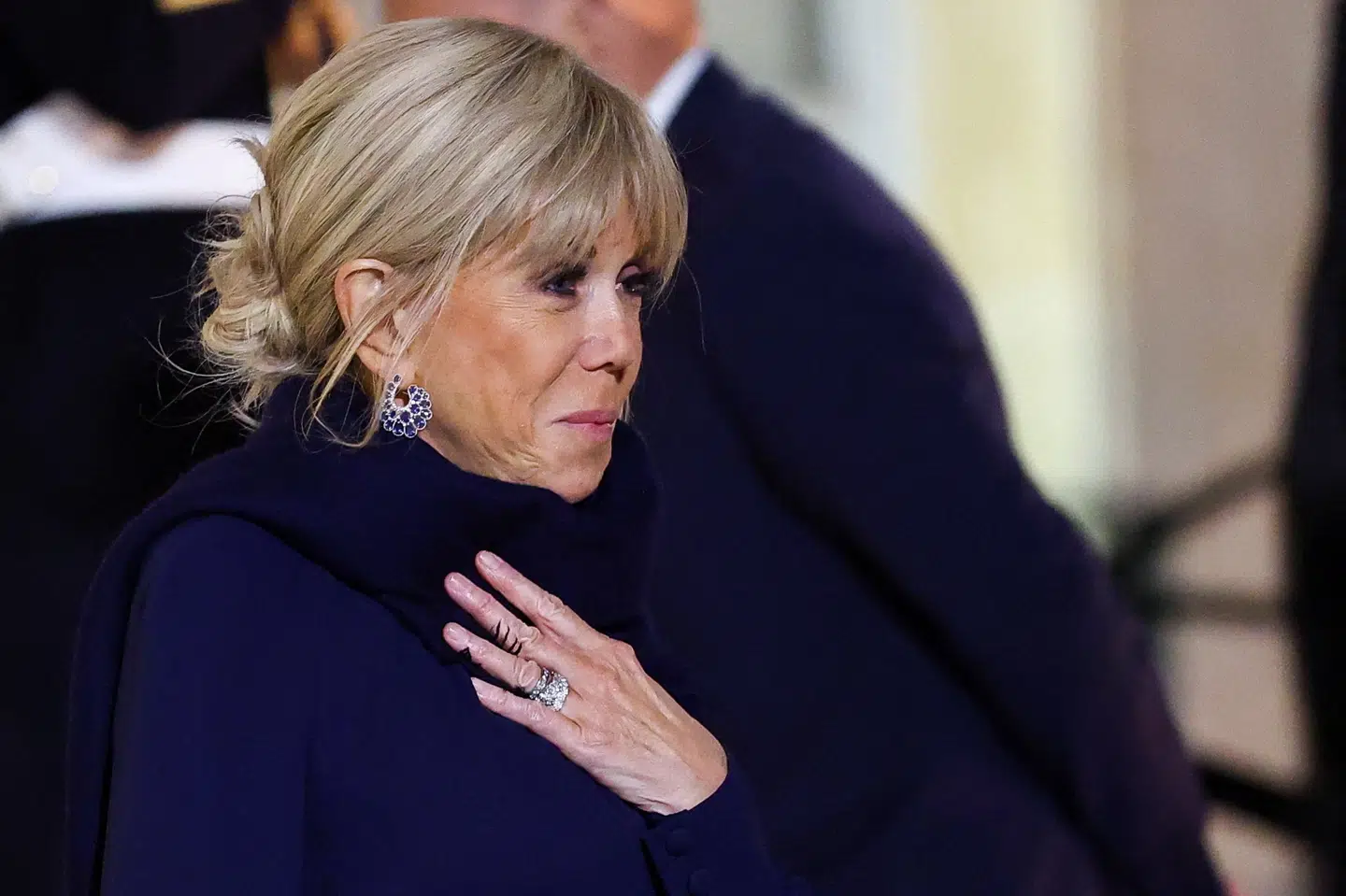 Brigitte Macron kaldte i sidste uge en gruppe feministiske aktivister for "dumme kællinger" under en samtale med skuespilleren og komikeren Ary Abittan. Hun har undskyldt, men har også understreget, at samtalen var privat. (Arkivfoto).